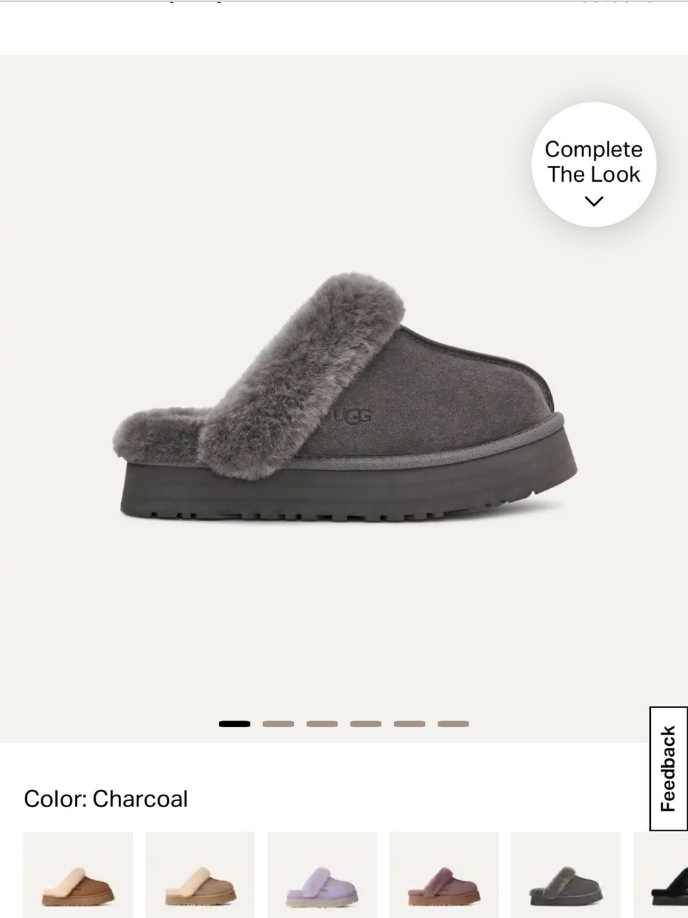 Gray Ugg Platform